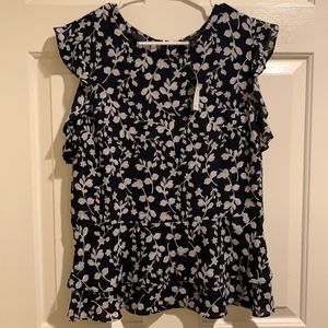 Floral Peplum Top